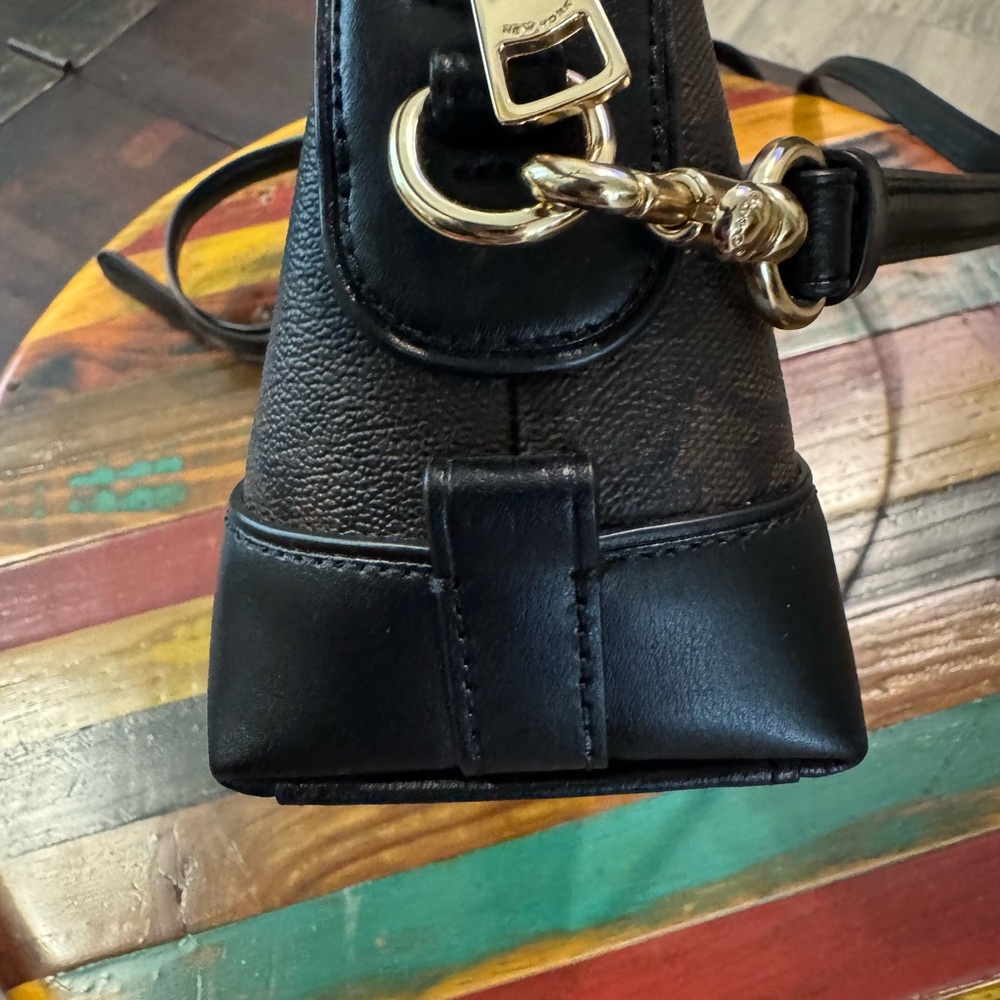 Coach Brown & Black Signature Crossbody with Matching Card Case - Picture 14 of 14